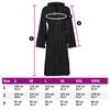 vidaXL Bathrobe KINN Black S Cotton