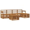 vidaXL Outdoor Sofa Set 6 pcs Natural