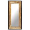 vidaXL Mirror 110x50 cm Solid Mango Wood