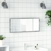 vidaXL LED Bathroom Mirror Grey Sonoma 100x8.5x37 cm Engineered Wood