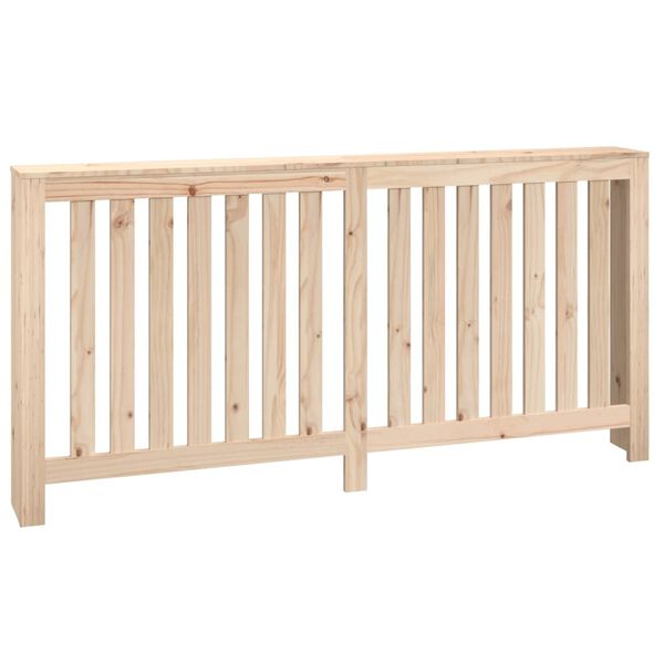 vidaXL Radiator Cover 169x19x84 cm Solid Wood Pine