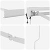 vidaXL Awning Frame White 350 x 250 cm Aluminium