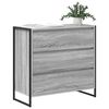vidaXL Sideboard Grey Sonoma 79 x 36 x 75.5 cm Engineered Wood