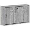 vidaXL Wall-Mounted Shoe Cabinet ALKMAAR 71 x 17 x 43 cm Grey Sonoma