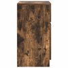 vidaXL Bedside Cabinets 2 pcs Smoked Oak 39x35x65 cm Engineered Wood