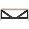 vidaXL Firewood Rack with Wooden Top Anthracite 100.5x35.5x40 cm