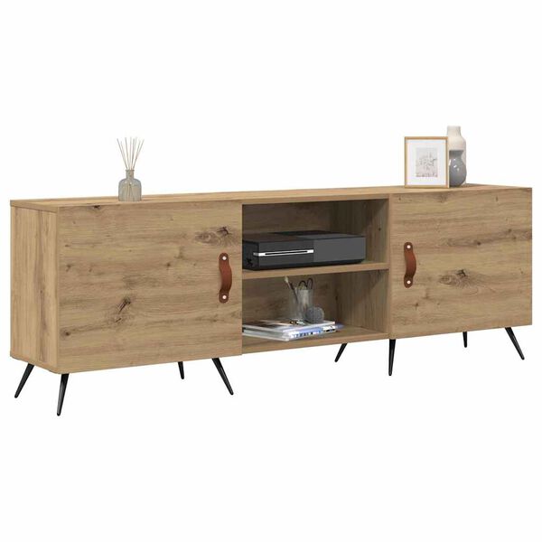 vidaXL TV Cabinet Artisan oak 150 x 30 x 50 cm Engineered wood