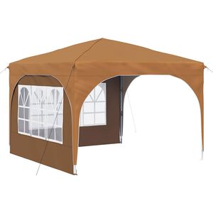 vidaXL Pop-up Party Tent 290 x 290 x 245 cm Beige