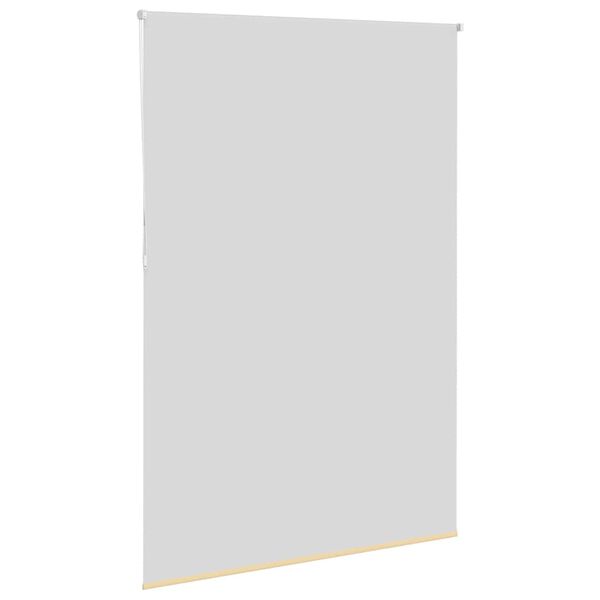 vidaXL Roller Blind Blackout Beige 160x230 cm Fabric Width 156.6 cm Polyester