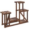 vidaXL Flower Stand 90x25x73,5 cm Solid Wood Fir