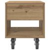 vidaXL Bedside Table Artisan Oak 40.5 x 40 x 48 cm Engineered Wood