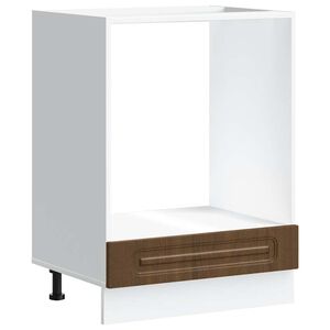 vidaXL Oven Cabinet Kalmar Brown Oak Engineered Wood