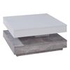 Trendteam Coffee Table Universal CT-119 Concrete Grey and White
