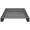 vidaXL Pallet Bed Frame without Mattress Grey 100x200cm Solid Wood