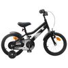 vidaXL Kids Bike 14'' for 3-5 Years Old Black