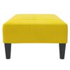vidaXL Footstool Yellow 77x55x31 cm Velvet