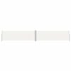 vidaXL Retractable Side Awning Cream 160x1000 cm