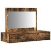 vidaXL Dressing Table Brown 100 x 40 x 70 cm Engineered Wood