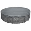 Bestway Pool Cover &Oslash;5.49 m Round Polyester Grey