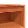 vidaXL Sideboard Wax Brown 70 x 34 x 80 cm Solid Pine Wood