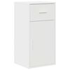 vidaXL Corner Desk with Drawer White 102 x 88 x 75 cm