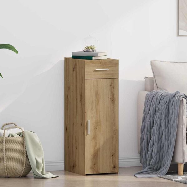 vidaXL Sideboard with Drawer Artisan Oak 30 x 42.5 x 93 cm