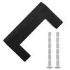 vidaXL Cabinet Handles 10 pcs Black 64 mm Stainless Steel