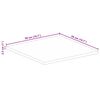 vidaXL Table Top 50x50x2.5 cm Square Solid Wood Reclaimed