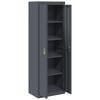 vidaXL Storage Cabinet with Storage 2 pcs Anthracite 60 x 40 x180 cm
