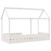 vidaXL Kids' House Bed Frame without Mattress White 90x190 cm Single