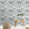 DUTCH WALLCOVERINGS Wallpaper Kidatu Blue and White