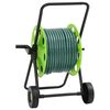 vidaXL Green Hose Reel Cart with 50 m Hose PVC