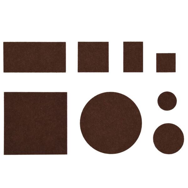 vidaXL Felt Floor Protectors 72 pcs