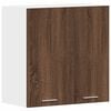vidaXL Hanging Cabinet "Lyon" Brown Oak 60x31x60 cm Engineered Wood