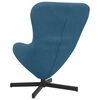 vidaXL Egg Chair Blue 63 x 73 x 90 cm Velvet