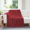 vidaXL Throw Blankets 6 pcs Bordeaux Red 200 x 150 cm Fleece