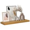 vidaXL Wall Shelf Wall-mounted Beige 90 x 23.5 x 4 cm Engineered Wood