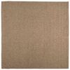 vidaXL Area Rugs Square Natural 240 x 240 cm