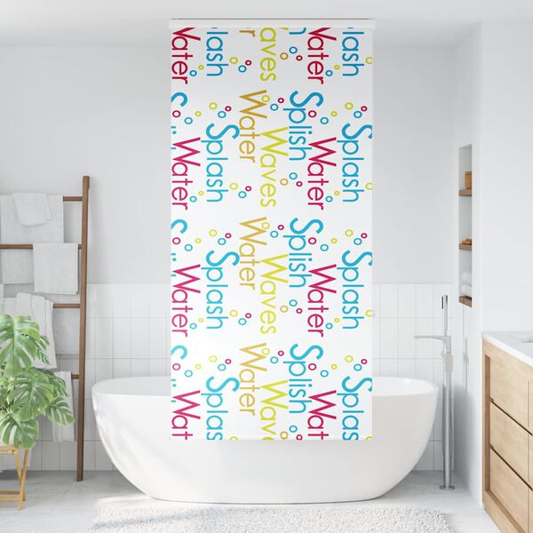 vidaXL Shower Roller Blind with Cassette 100x240 cm Fabric Width 96 cm