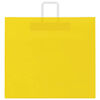 vidaXL Paper Bags 50 pcs with Handles Yellow 54x15x49 cm