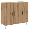vidaXL Sideboard Artisan Oak 90 x 32.5 x 80 cm Engineered Wood