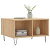 vidaXL Coffee Table Sonoma Oak 60x50x36.5 cm Engineered Wood