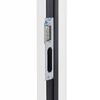 vidaXL Front Door White 110x207.5 cm Aluminium