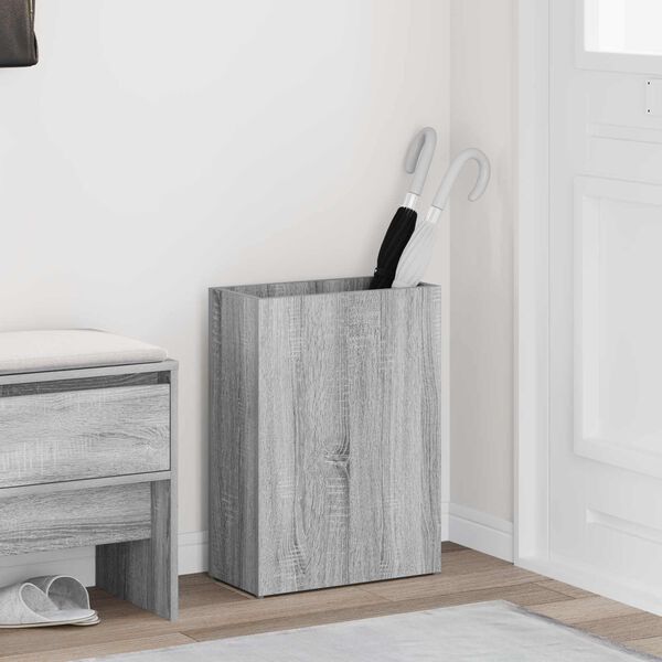 vidaXL Umbrella Stand Grey Sonoma 40 x 20 x 55.5 cm Engineered Wood