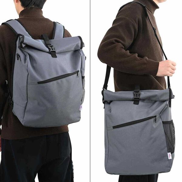 vidaXL Bicycle Bag Grey 33 x 16 x 48 cm Polyester
