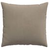 vidaXL Sofa Pillows 2 pcs Taupe 50 x 50 cm Fabric