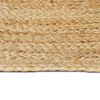 vidaXL Area Rugs Square Brown 240 x 240 cm Jute