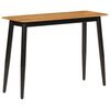 vidaXL Console Table 110x40x76 cm Solid Wood Mango and Iron