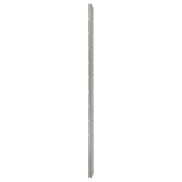 vidaXL Garden Fence Posts 10 pcs Silver 240 cm &nbsp;Galvanised Steel