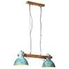 vidaXL Hanging Lamp 25 W Distressed Blue 85x28x109 cm E27
